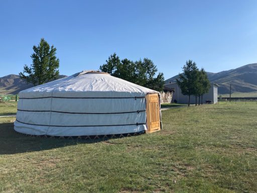 Jurte am Terkhiin Tsagaan See